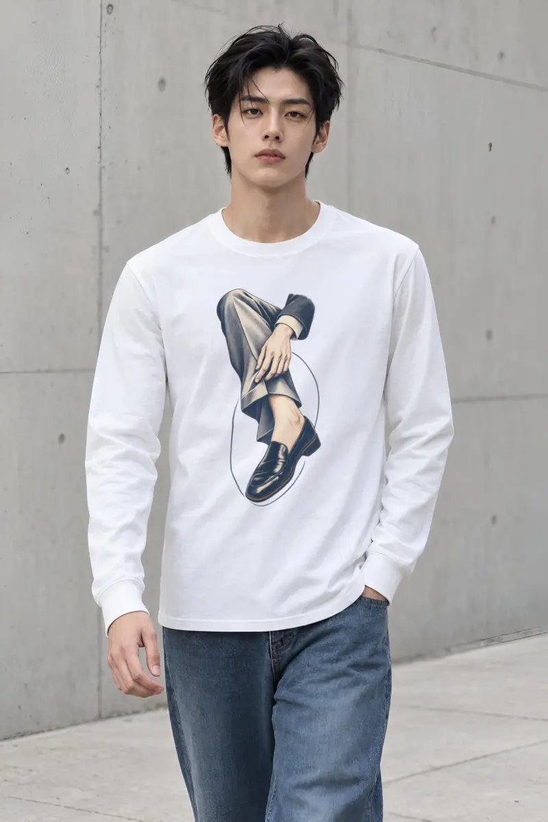 "Measured Poise" Unisex Longsleeve T-shirt