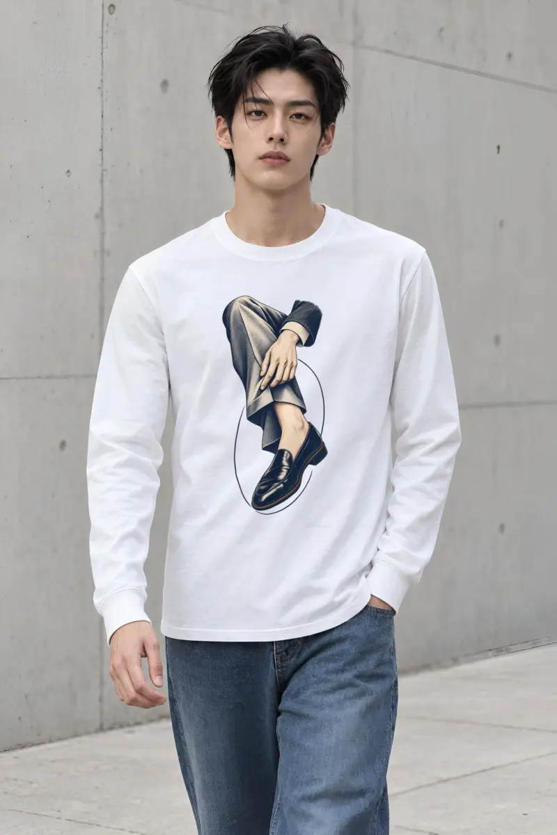 "Measured Poise" Unisex Longsleeve T-shirt