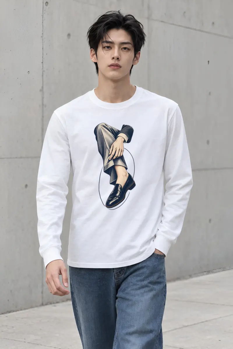 "Measured Poise" Unisex Longsleeve T-shirt