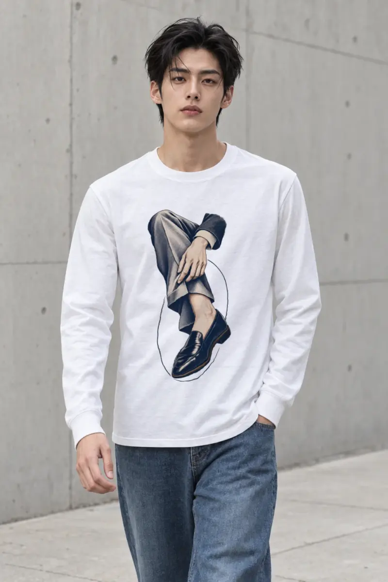 "Measured Poise" Unisex Longsleeve T-shirt