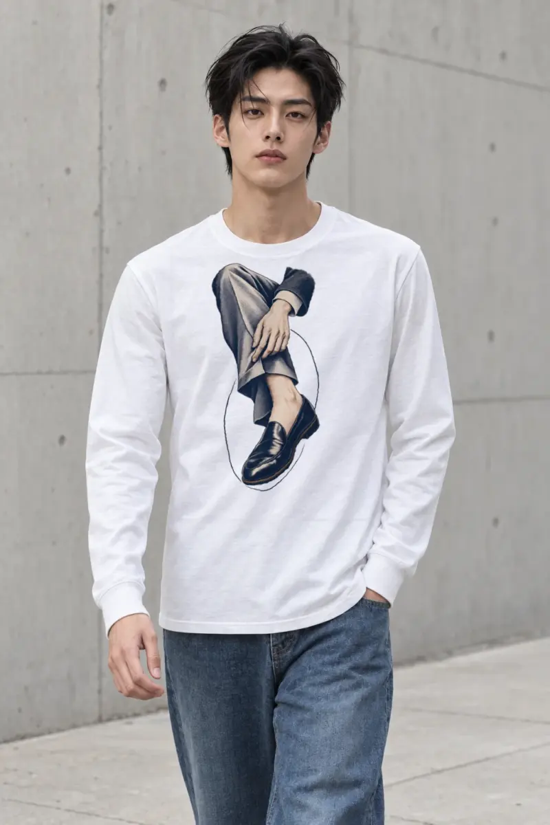 "Measured Poise" Unisex Longsleeve T-shirt