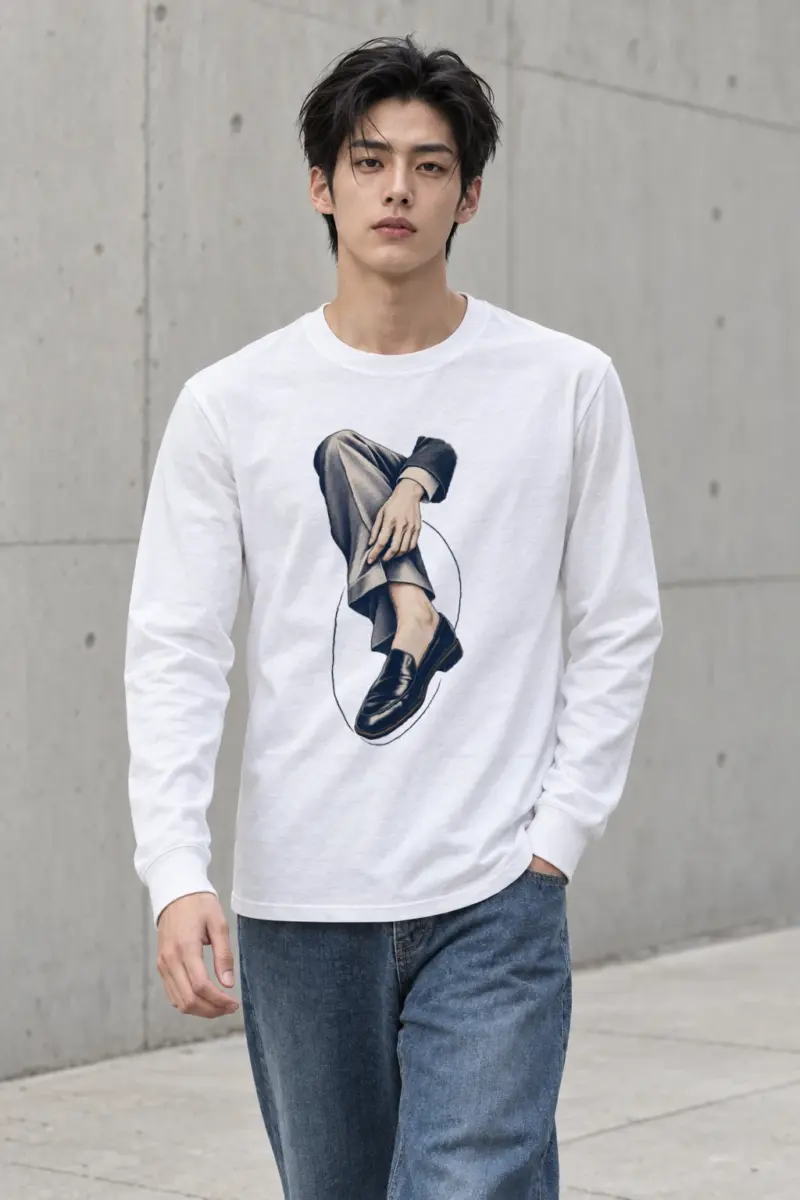 "Measured Poise" Unisex Longsleeve T-shirt