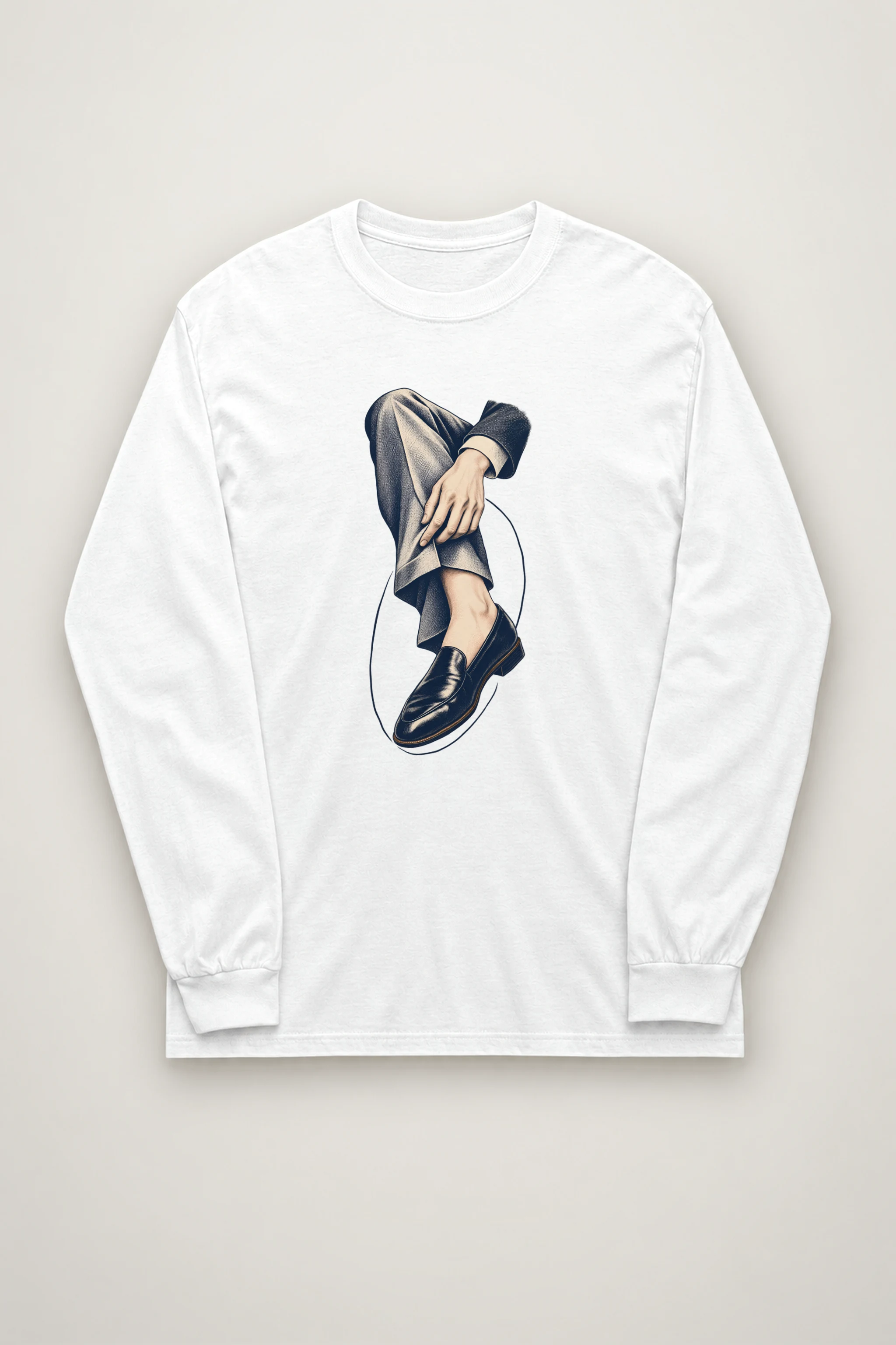 "Measured Poise" Unisex Longsleeve T-shirt