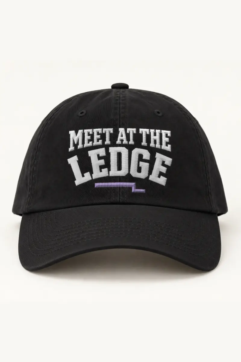 "Meet at the Ledge" Classic Dad Hat · Embroidered