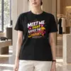 "Meet Me Under Sunset" Heavyweight Unisex Crewneck T-shirt | Gildan 5000
