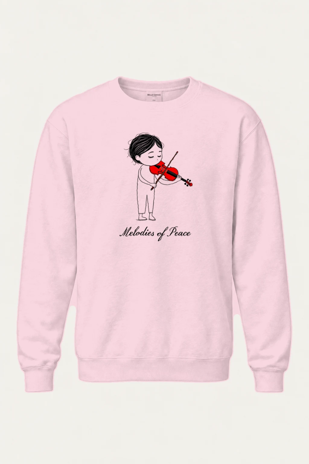 "Melodies Of Peace" Heavy Blend Unisex Crewneck Sweatshirt | Gildan 18000