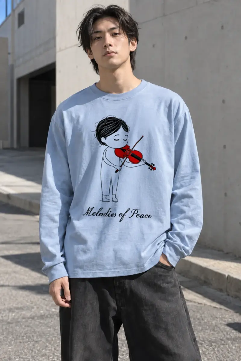 "Melodies of Peace" Unisex Longsleeve T-shirt | Gildan 2400