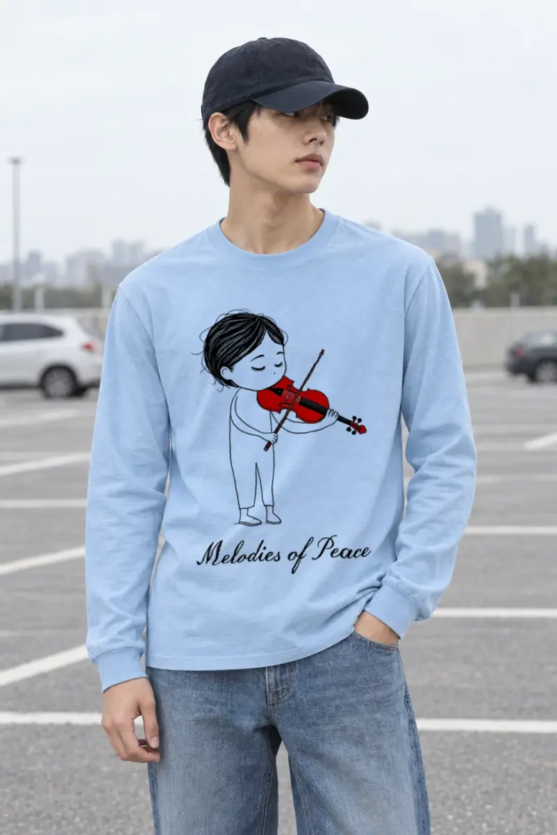 "Melodies of Peace" Unisex Longsleeve T-shirt | Gildan 2400