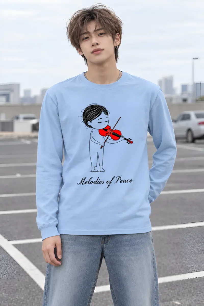 "Melodies of Peace" Unisex Longsleeve T-shirt