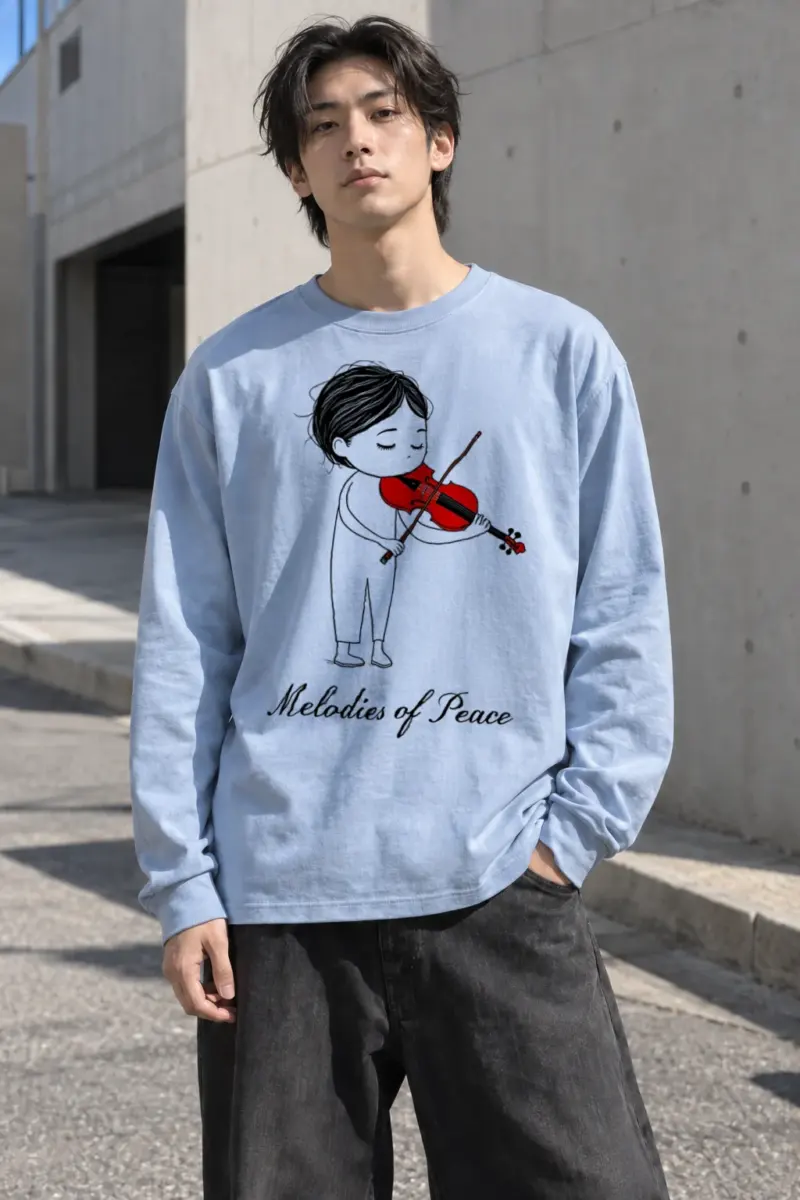 “Melodies of Peace” Unisex Longsleeve T-shirt | Gildan 2400