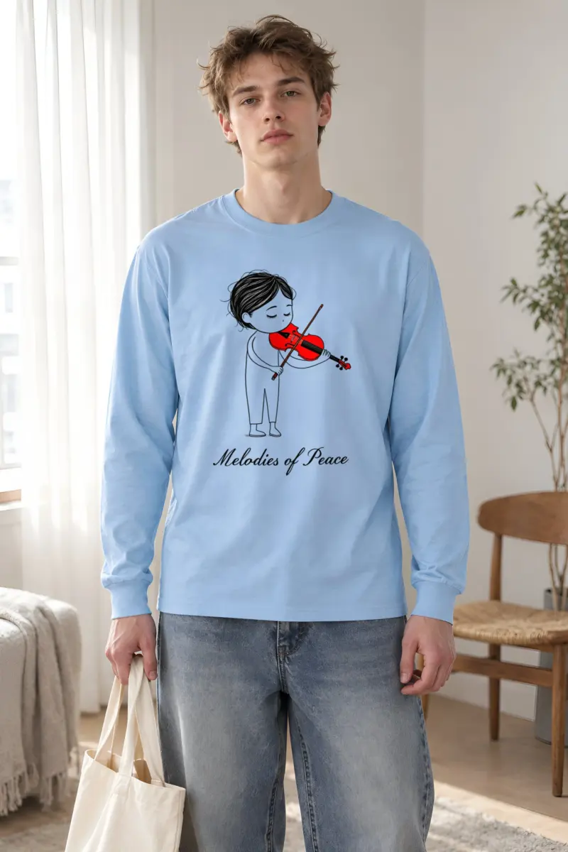 "Melodies of Peace" Unisex Longsleeve T-shirt