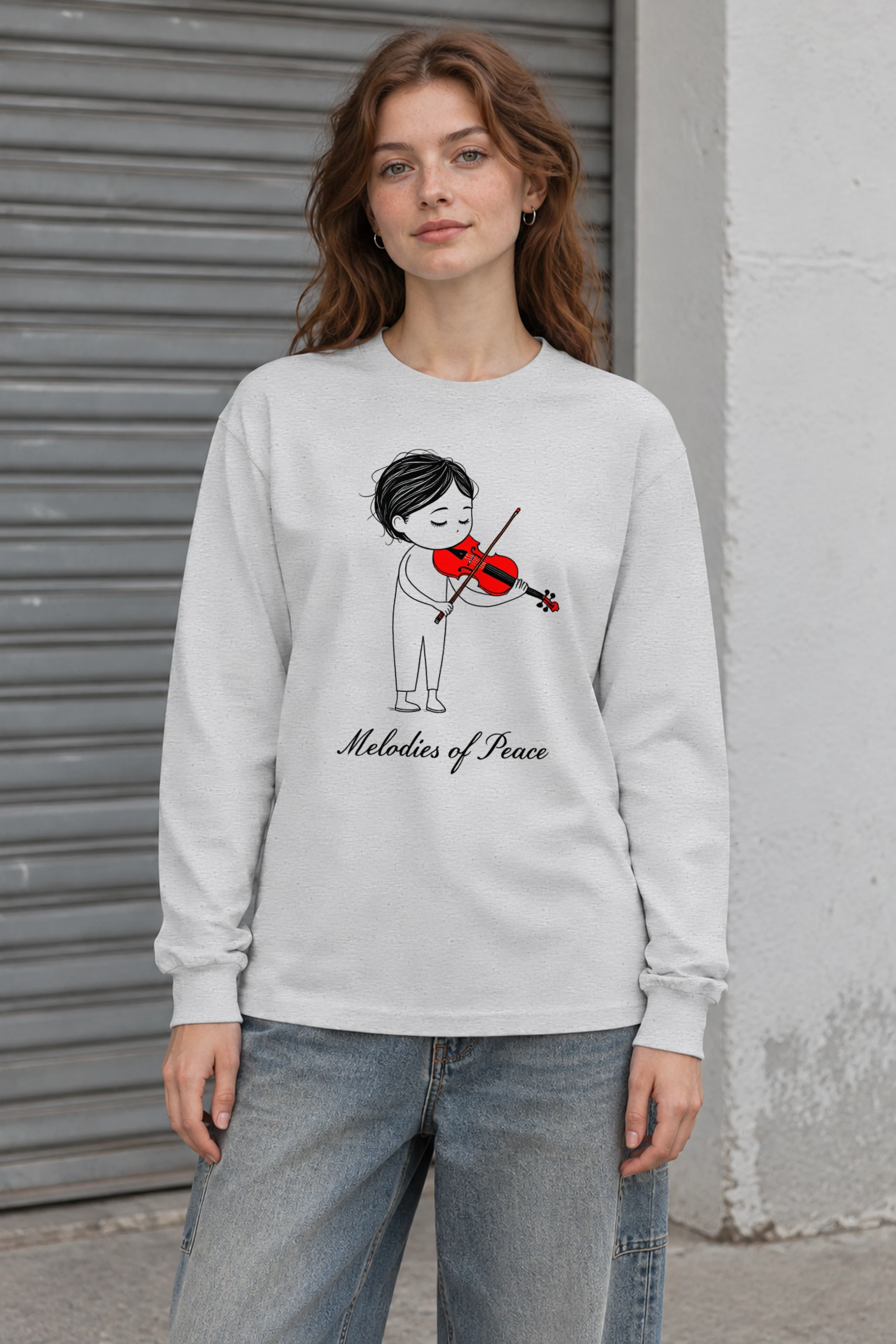 "Melodies of Peace" Unisex Longsleeve T-shirt