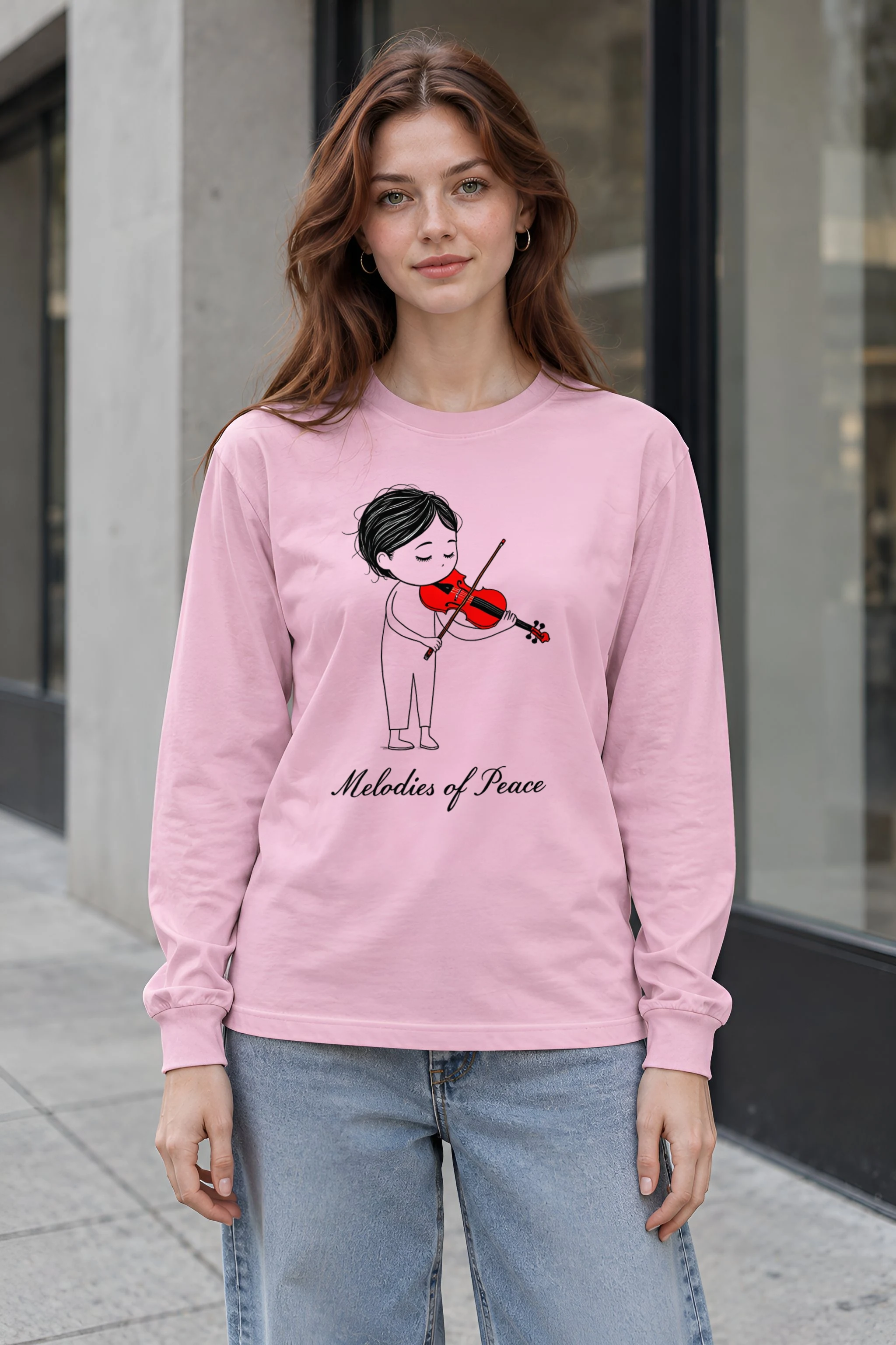 "Melodies of Peace" Unisex Longsleeve T-shirt