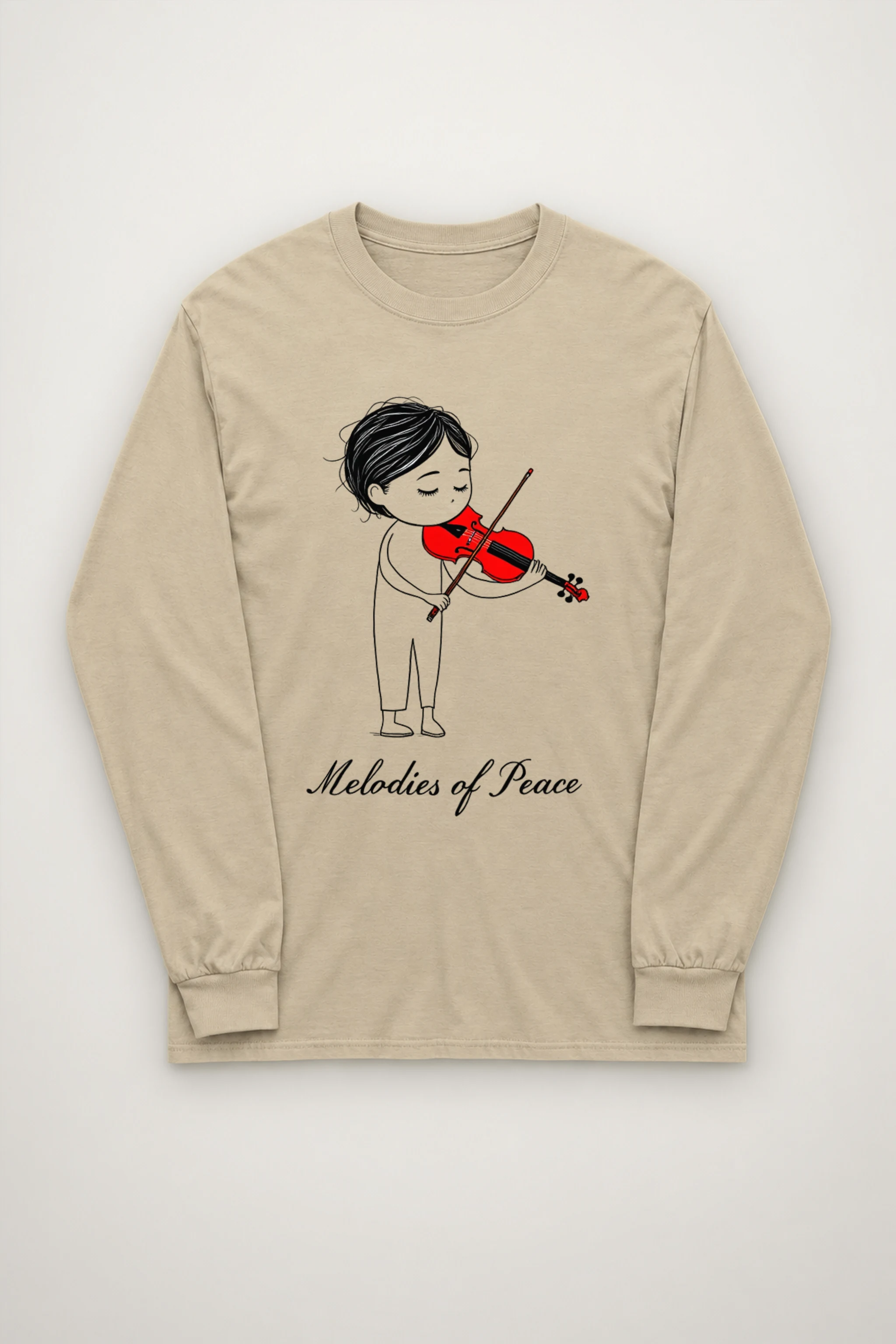 "Melodies of Peace" Unisex Longsleeve T-shirt