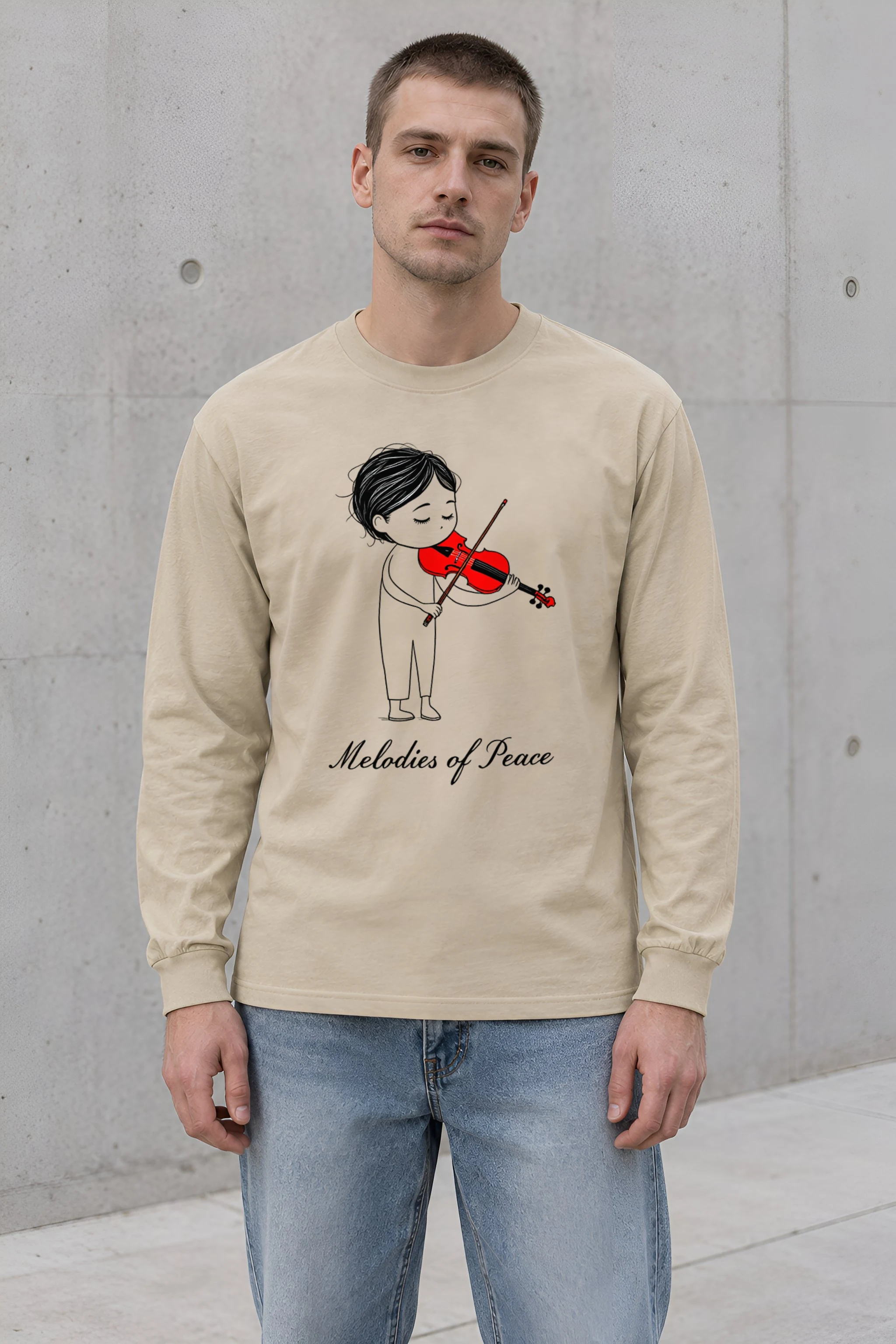 "Melodies of Peace" Unisex Longsleeve T-shirt