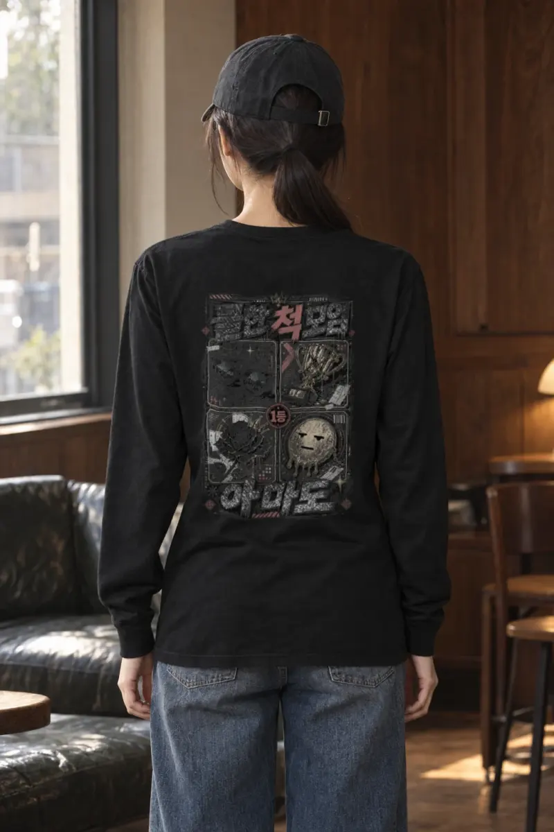"Melting Face Trophy" Unisex Longsleeve T-shirt