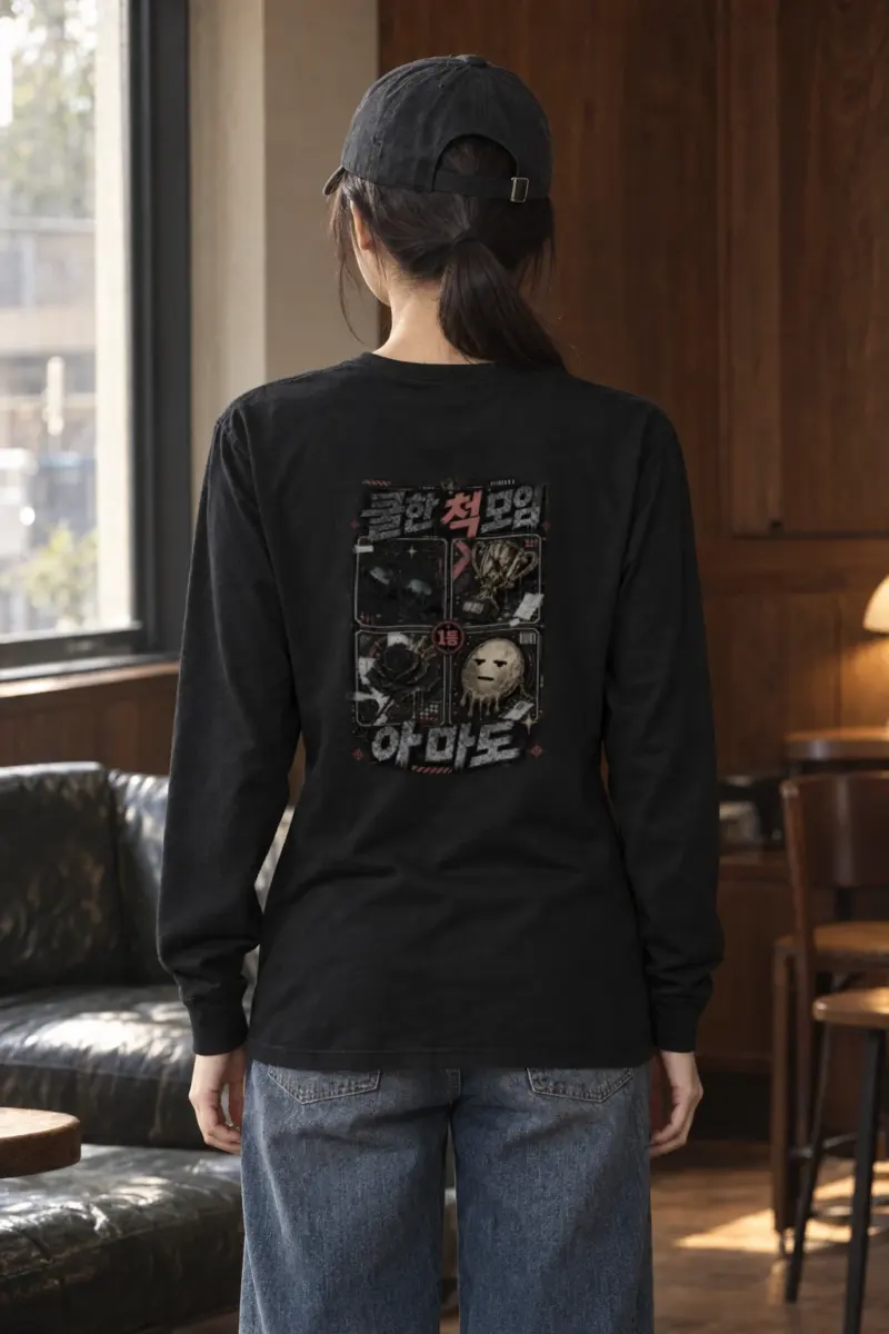 "Melting Face Trophy" Unisex Longsleeve T-shirt