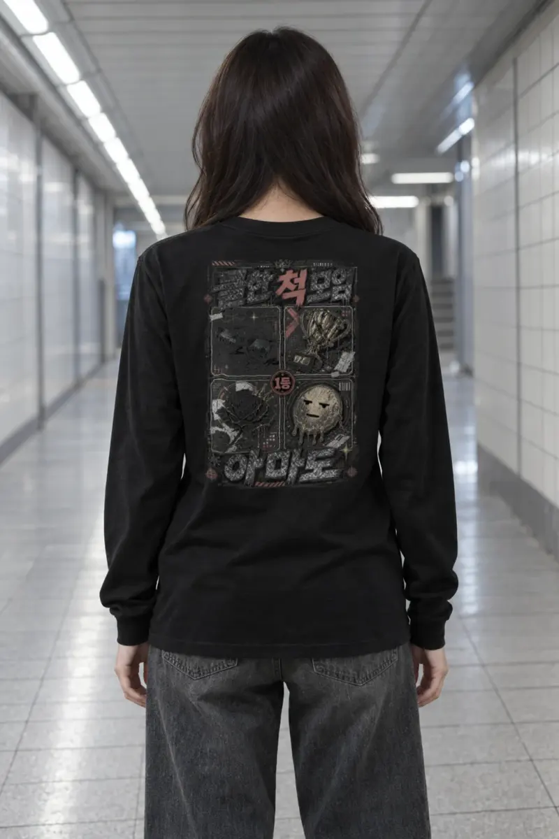 "Melting Face Trophy" Unisex Longsleeve T-shirt