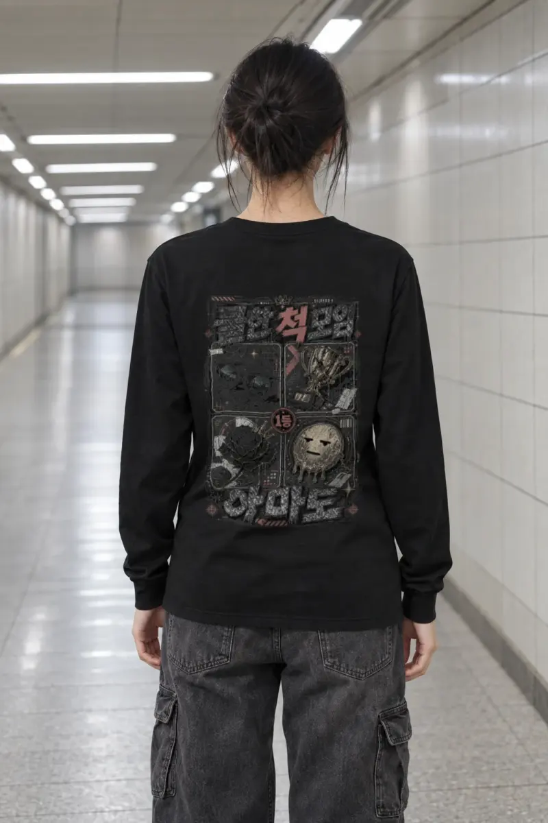 "Melting Face Trophy" Unisex Longsleeve T-shirt