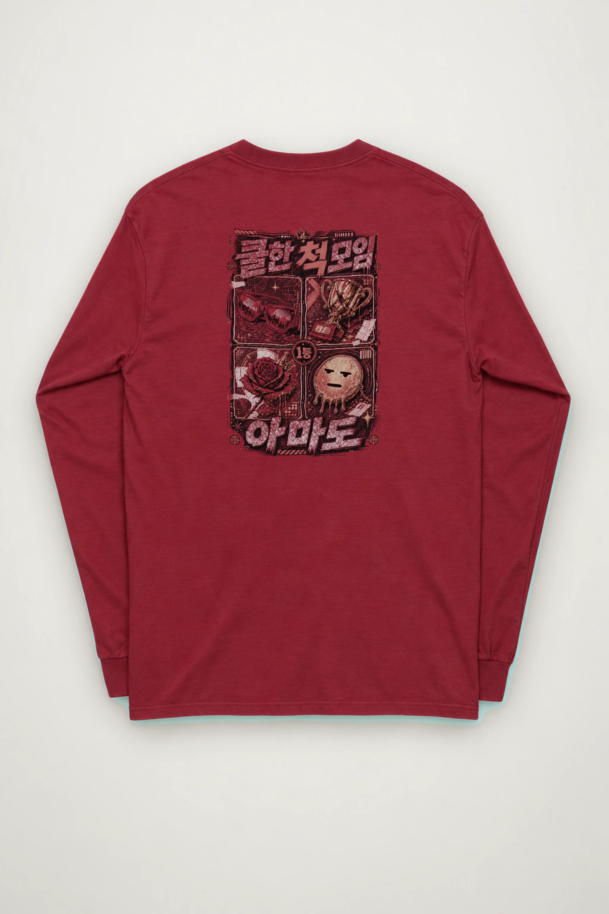 "Melting Face Trophy" Unisex Longsleeve T-shirt