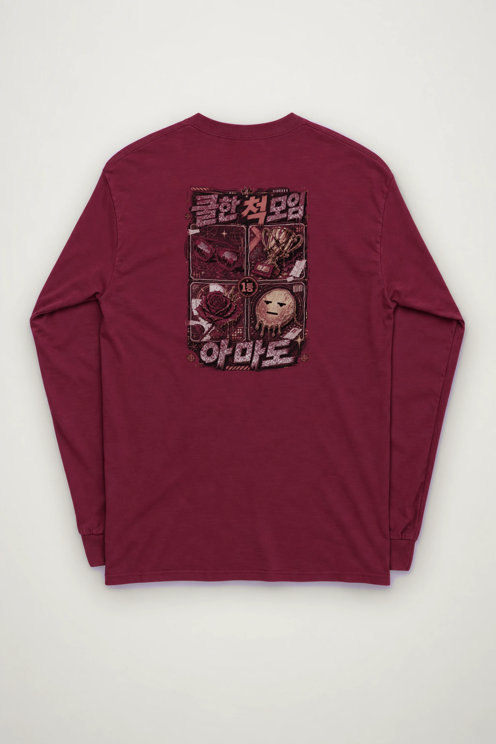 "Melting Face Trophy" Unisex Longsleeve T-shirt