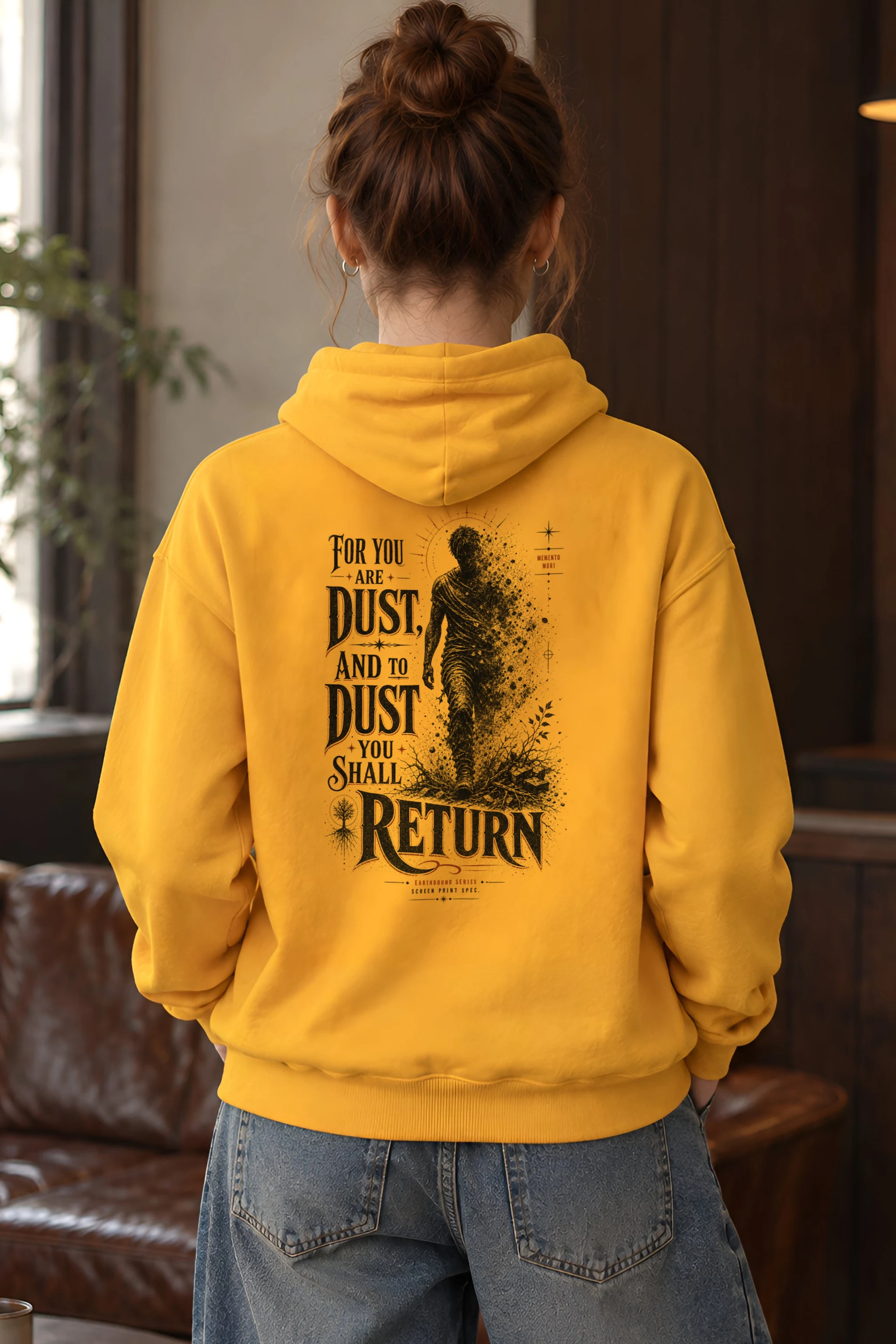 "Memento Mori Earthbound" Heavy Blend Unisex Pullover Hoodie