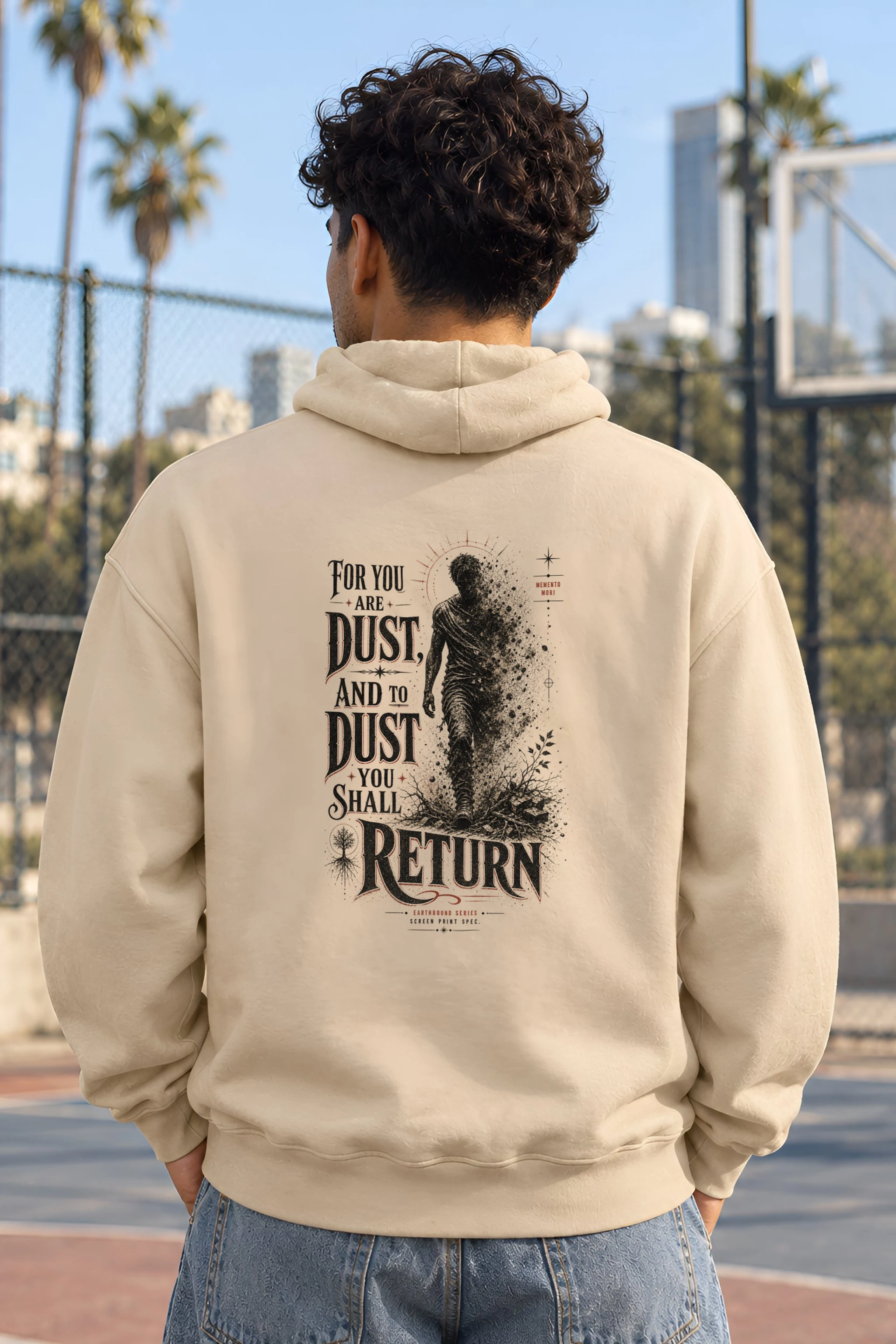"Memento Mori Earthbound" Heavy Blend Unisex Pullover Hoodie