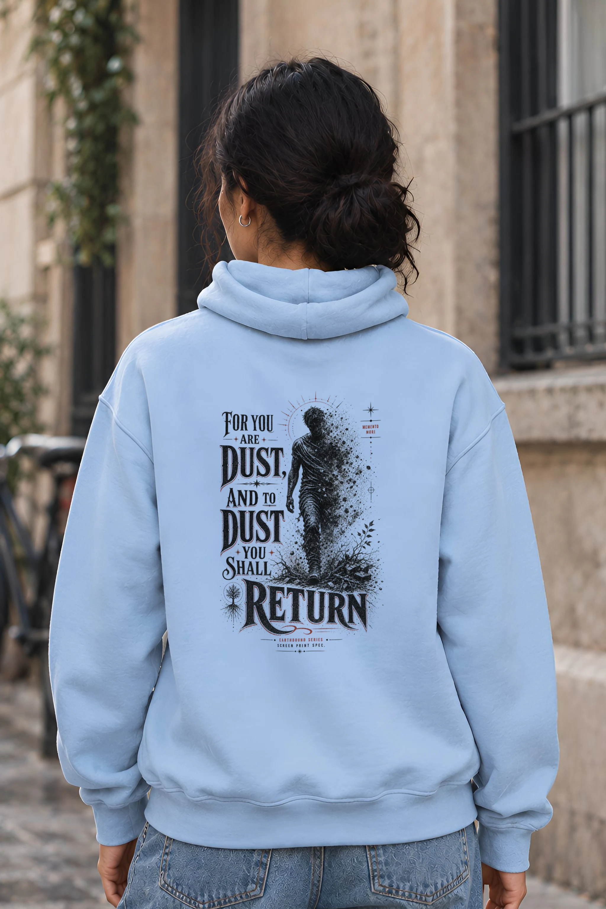 "Memento Mori Earthbound" Heavy Blend Unisex Pullover Hoodie