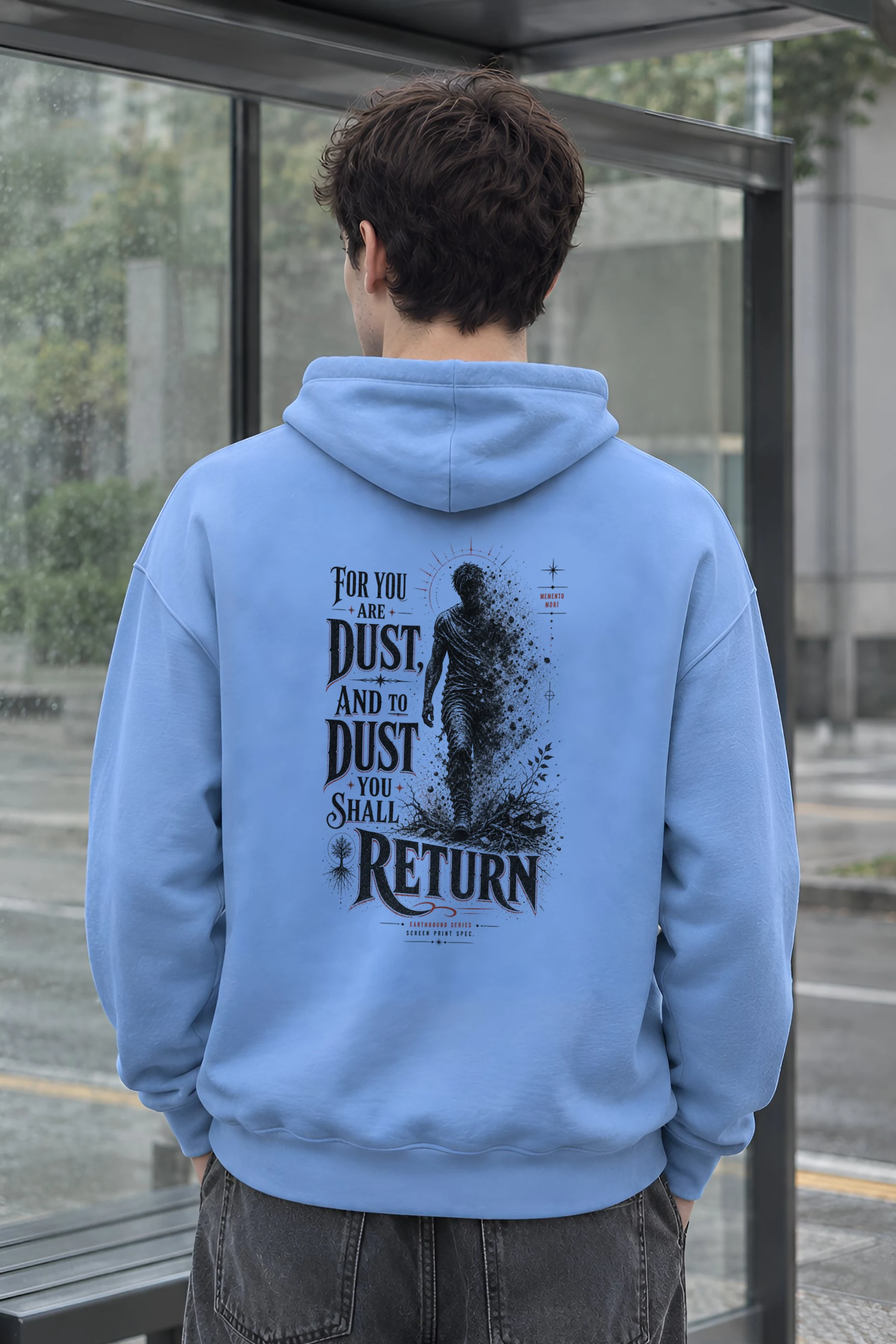 "Memento Mori Earthbound" Heavy Blend Unisex Pullover Hoodie