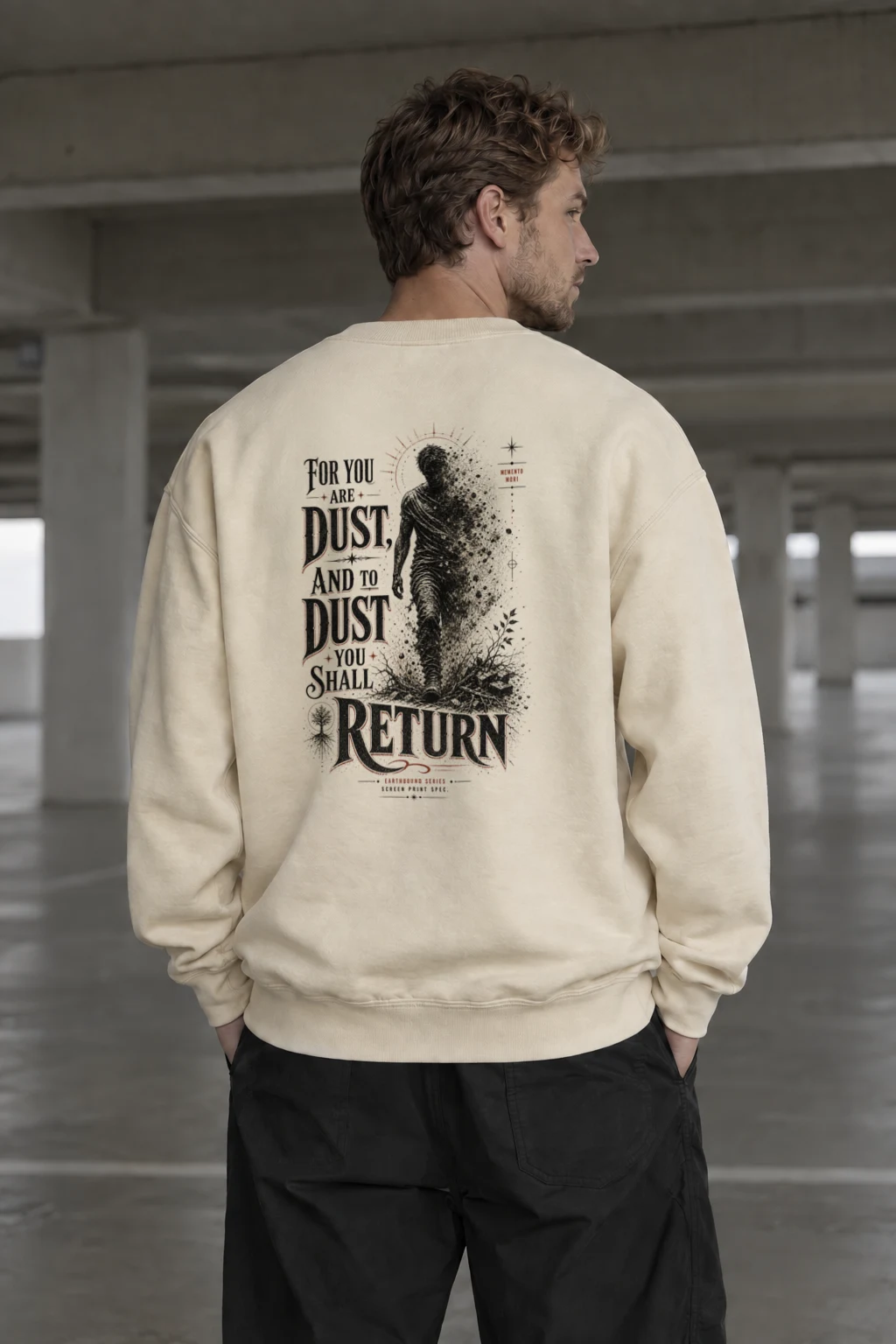 "Memento Mori Earthbound" Unisex Sponge Fleece Crewneck Sweatshirt | Bella + Canvas 3901