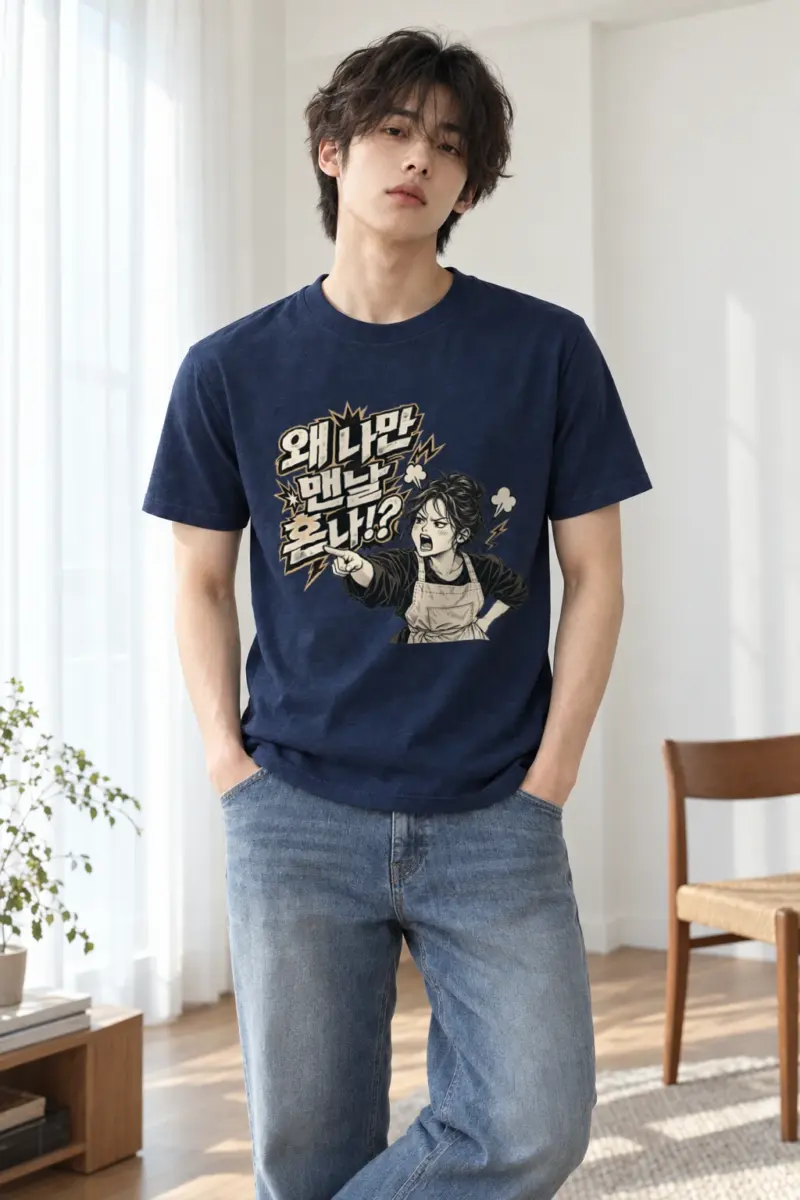 "Menu Again?" Heavyweight Unisex Crewneck T-shirt