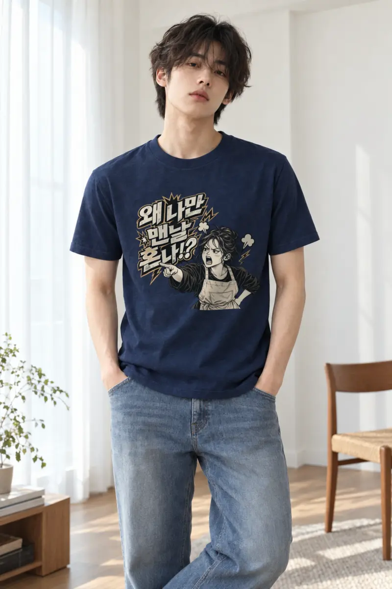 "Menu Again?" Heavyweight Unisex Crewneck T-shirt