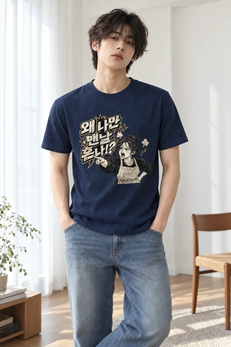 "Menu Again?" Heavyweight Unisex Crewneck T-shirt
