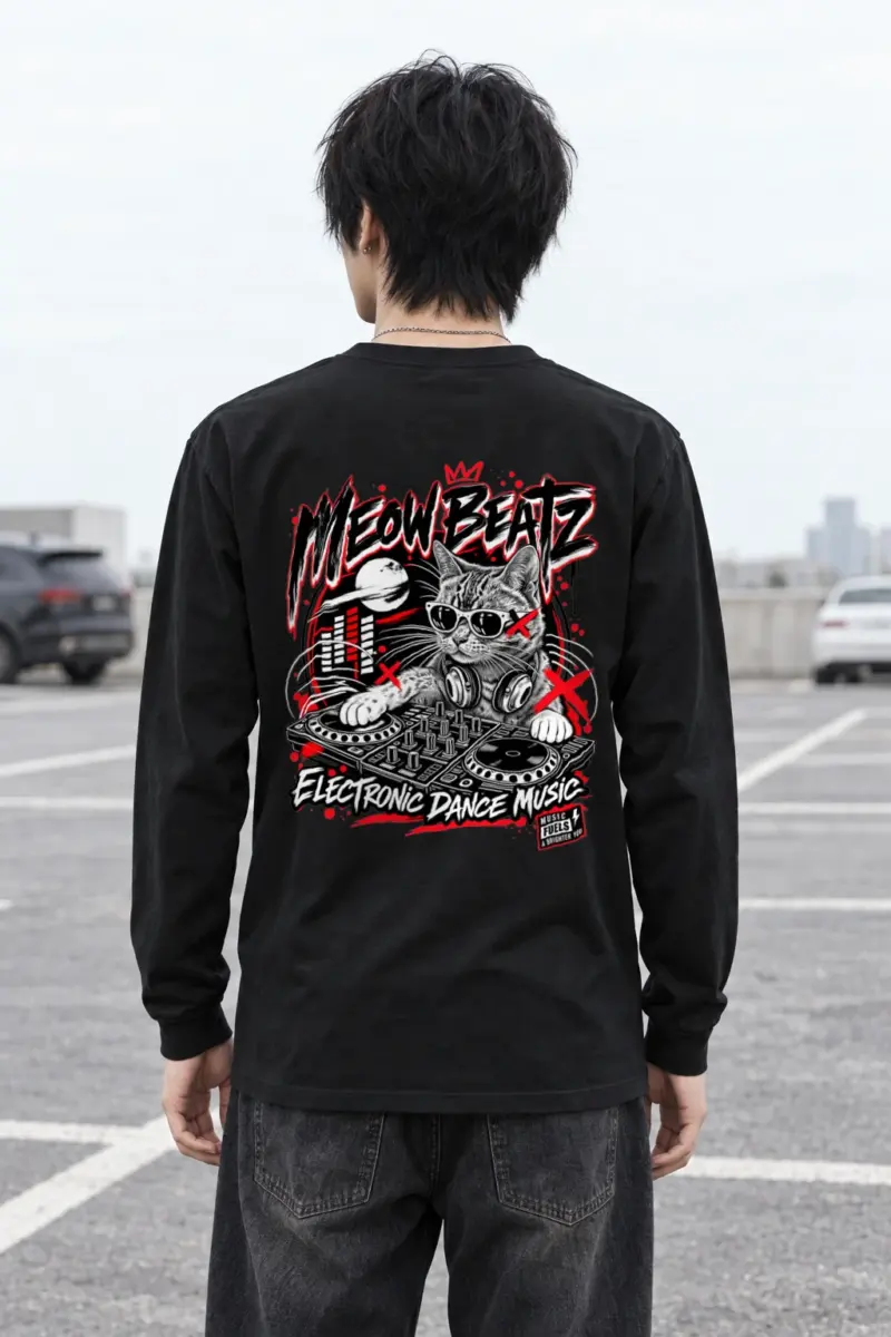 "Meow Beatz" Unisex Longsleeve T-shirt