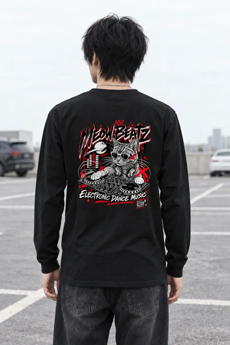 "Meow Beatz" Unisex Longsleeve T-shirt