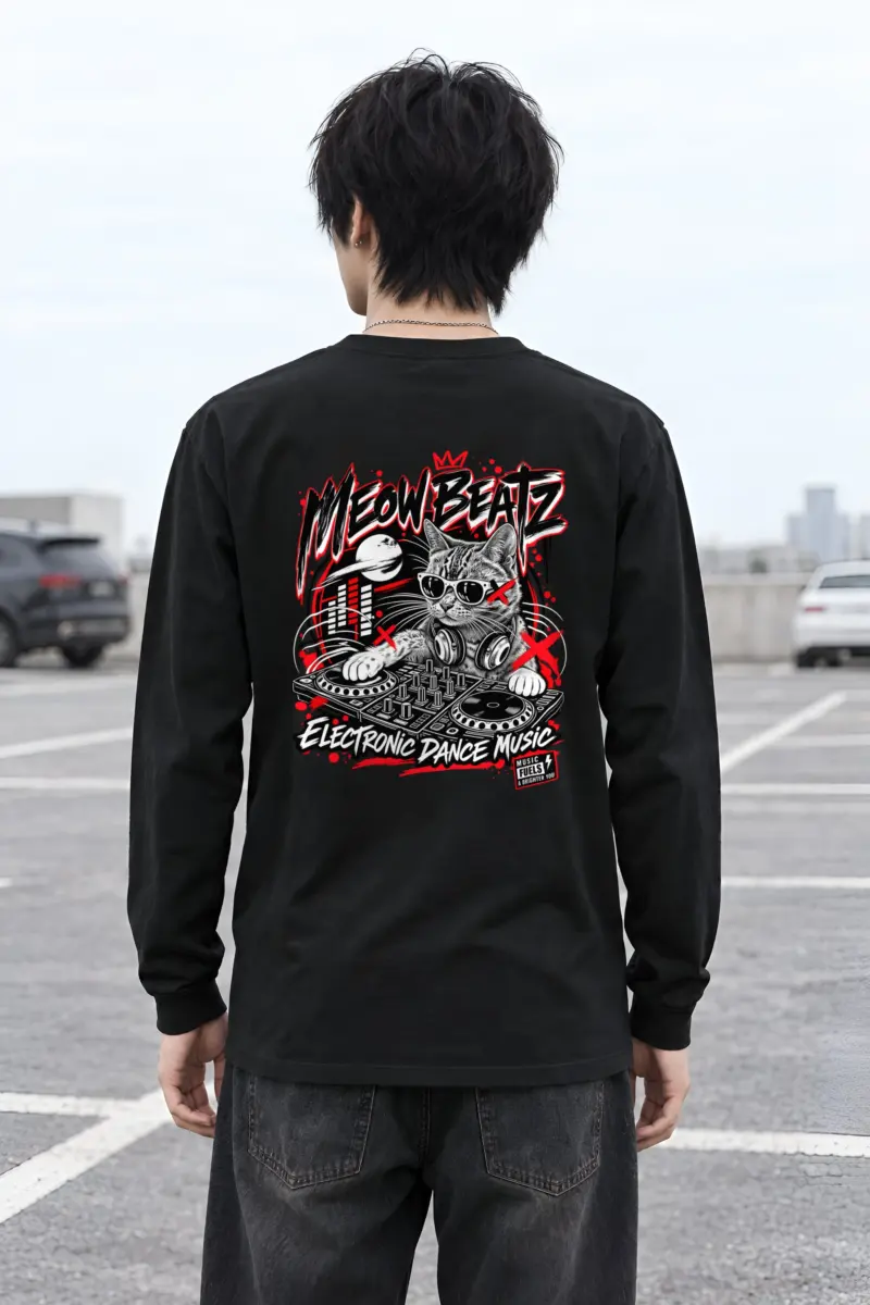 "Meow Beatz" Unisex Longsleeve T-shirt