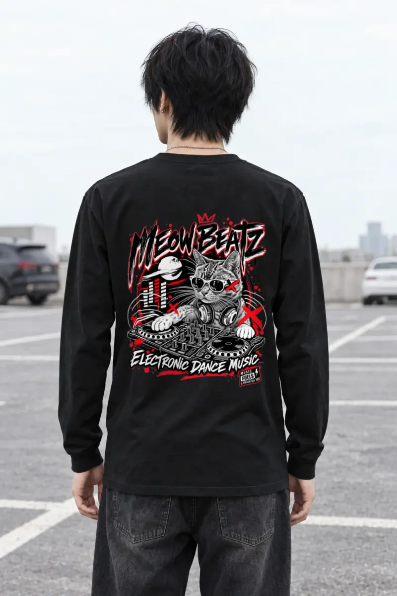 "Meow Beatz" Unisex Longsleeve T-shirt