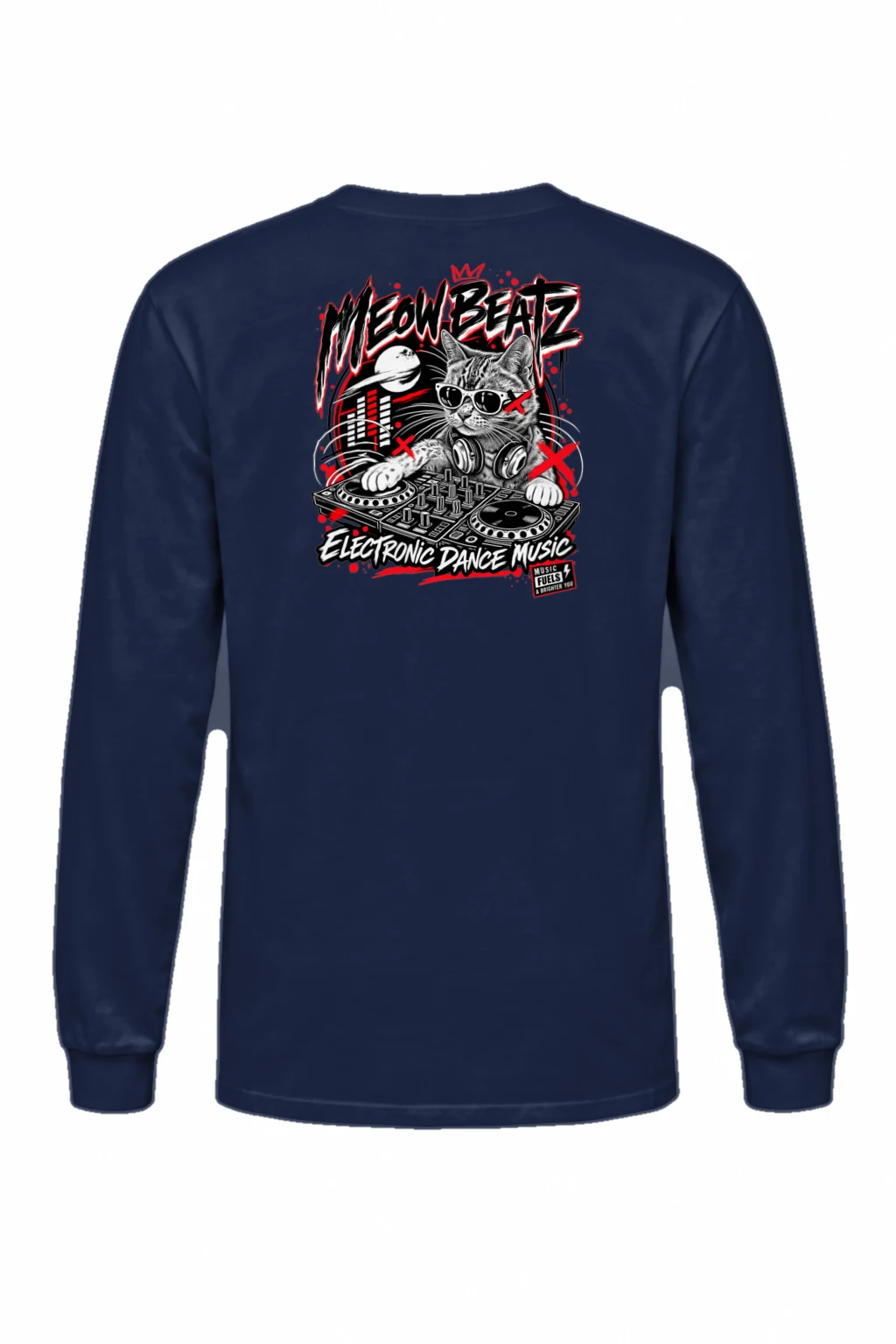 "Meow Beatz" Unisex Longsleeve T-shirt | Gildan 2400