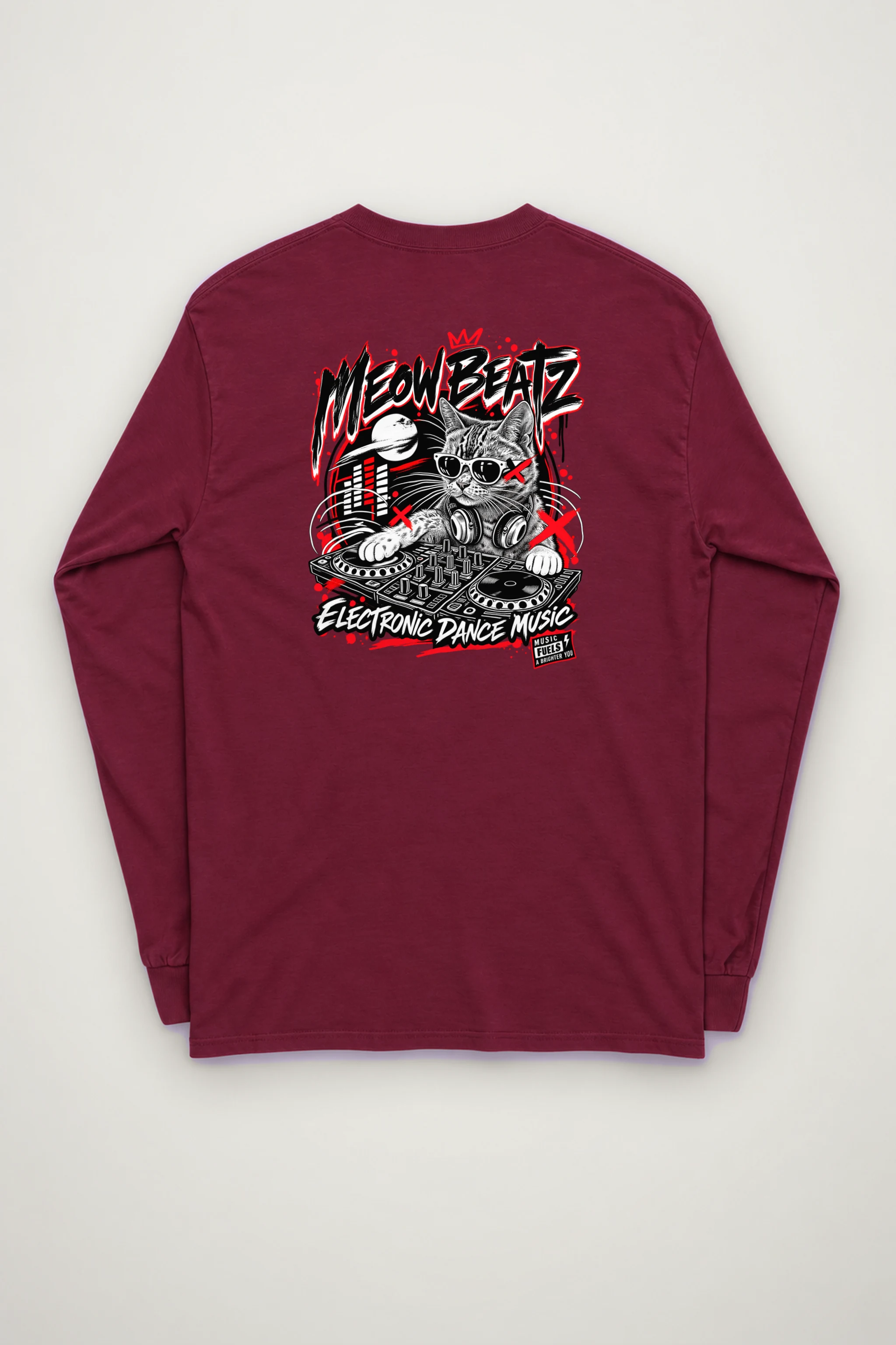 "Meow Beatz" Unisex Longsleeve T-shirt