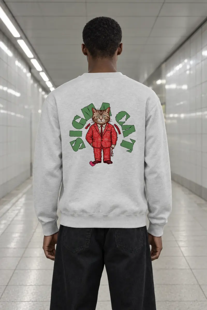 "Meow Purrfectness" Heavy Blend Unisex Crewneck Sweatshirt | Gildan 18000