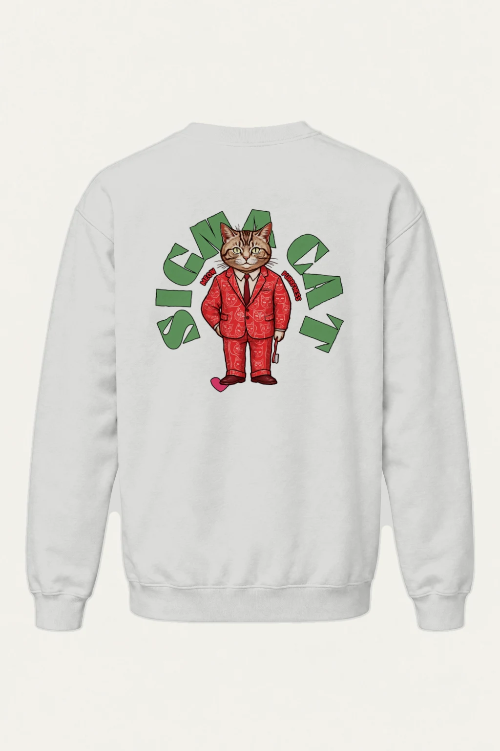 "Meow Purrfectness" Heavy Blend Unisex Crewneck Sweatshirt | Gildan 18000
