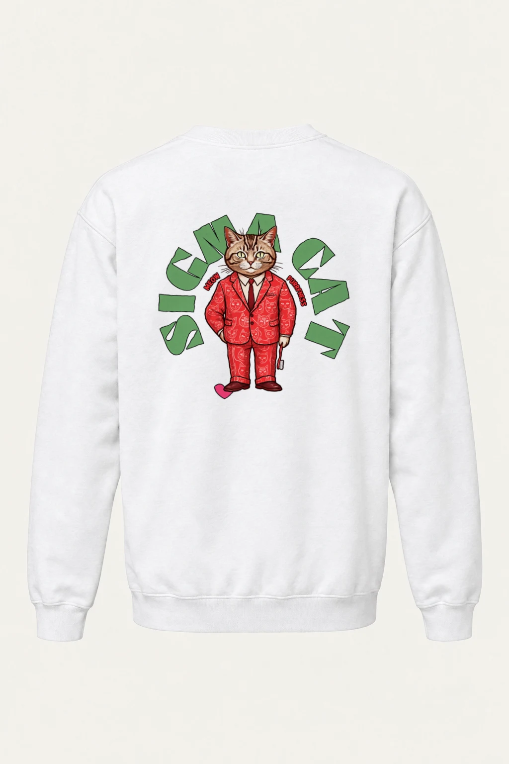 "Meow Purrfectness" Heavy Blend Unisex Crewneck Sweatshirt | Gildan 18000