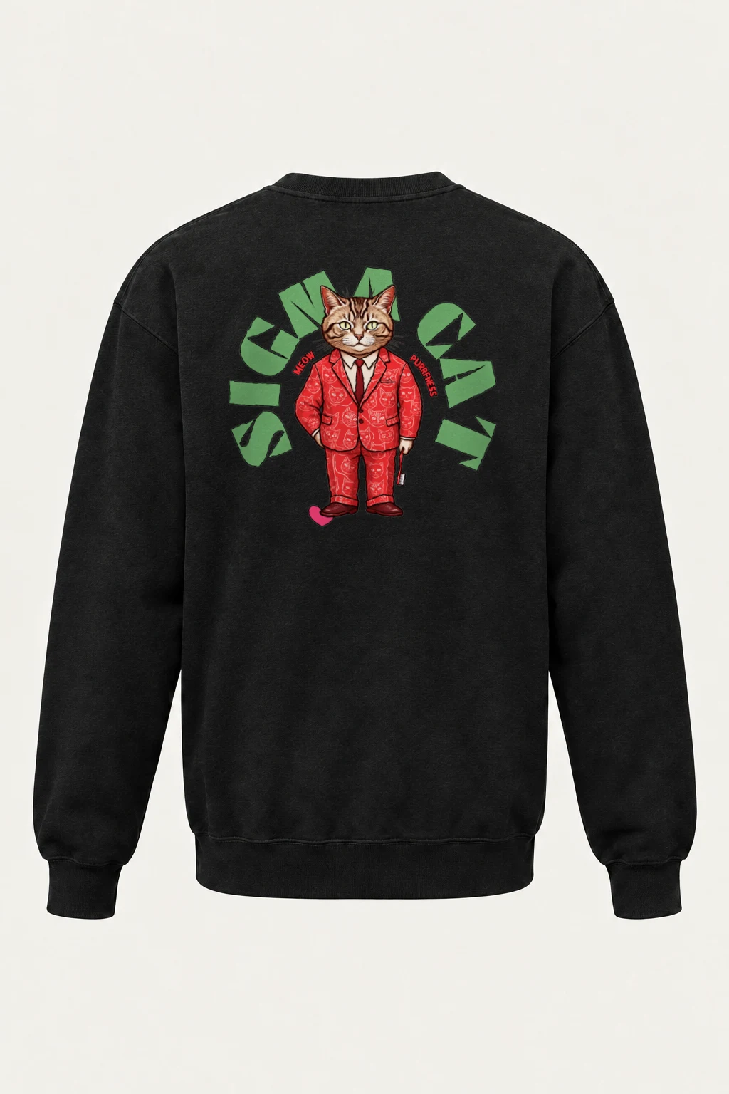 "Meow Purrfectness" Heavy Blend Unisex Crewneck Sweatshirt | Gildan 18000