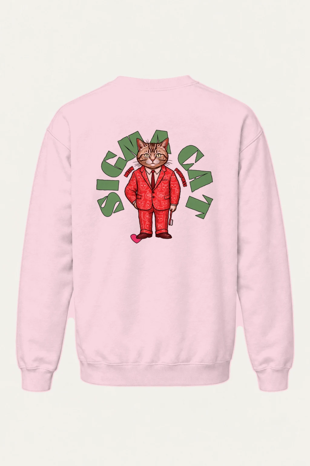 "Meow Purrfectness" Heavy Blend Unisex Crewneck Sweatshirt | Gildan 18000