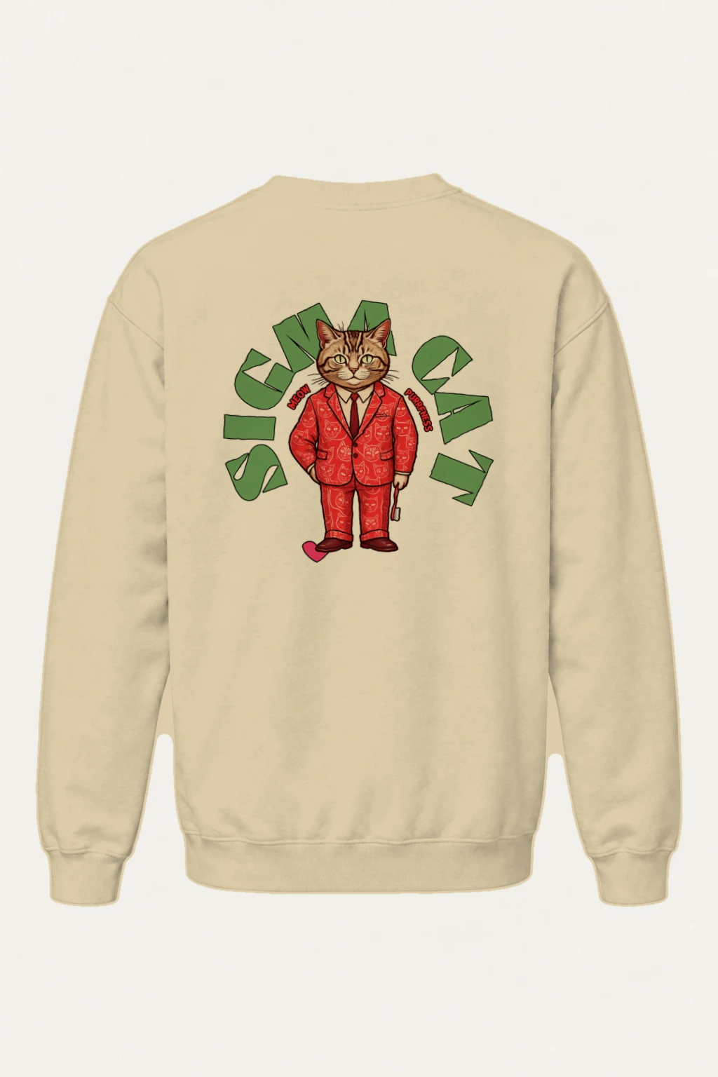 "Meow Purrfectness" Heavy Blend Unisex Crewneck Sweatshirt | Gildan 18000