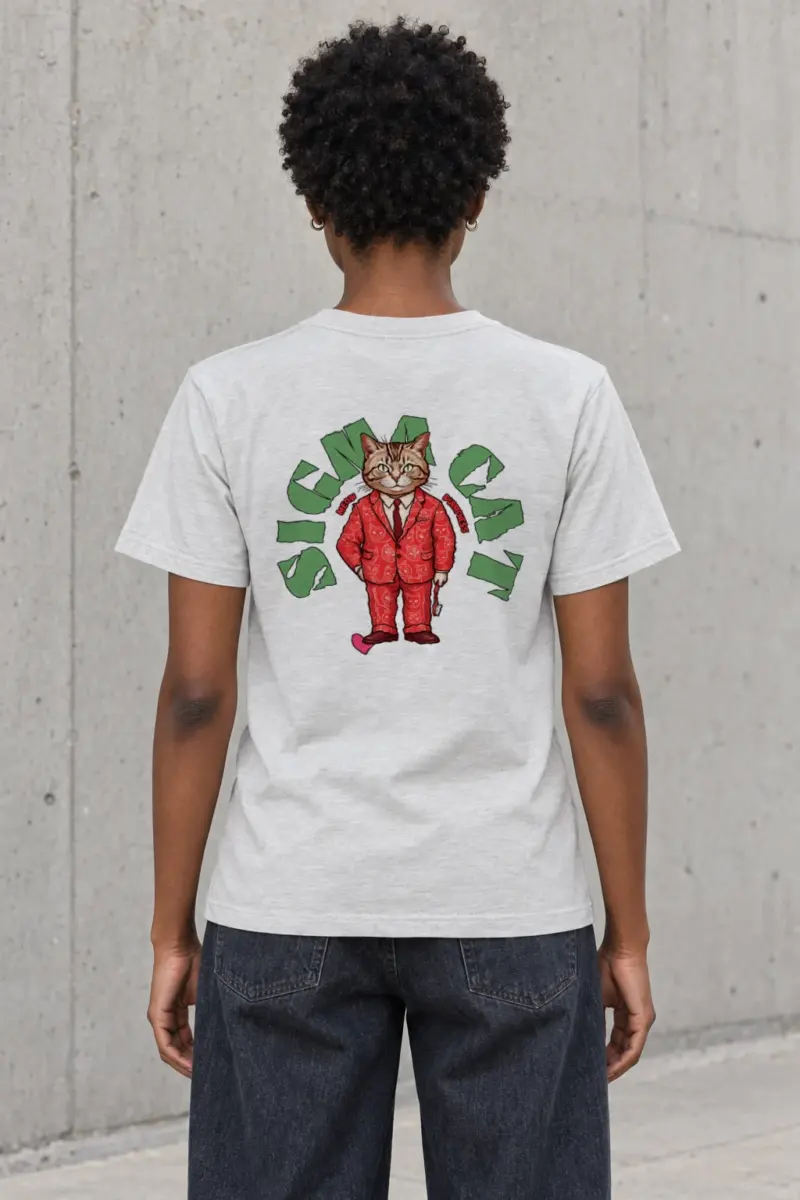 "Meow Purrfectness" Heavyweight Unisex Crewneck T-shirt | Gildan 5000