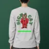 "Suit-Wearing Tabby Cat" Unisex Longsleeve T-shirt | Gildan 2400