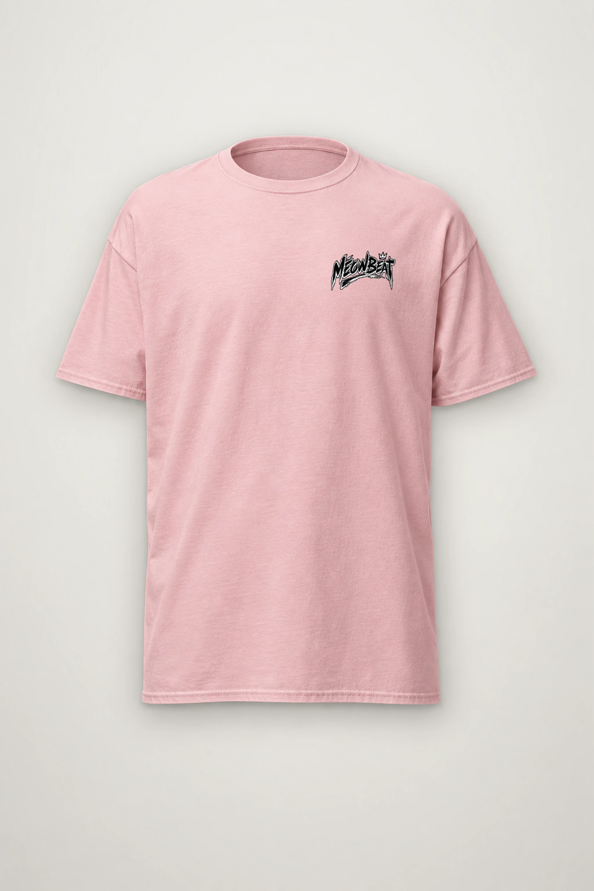 "Meowbeat Bass Beats" Heavyweight Unisex Crewneck T-shirt