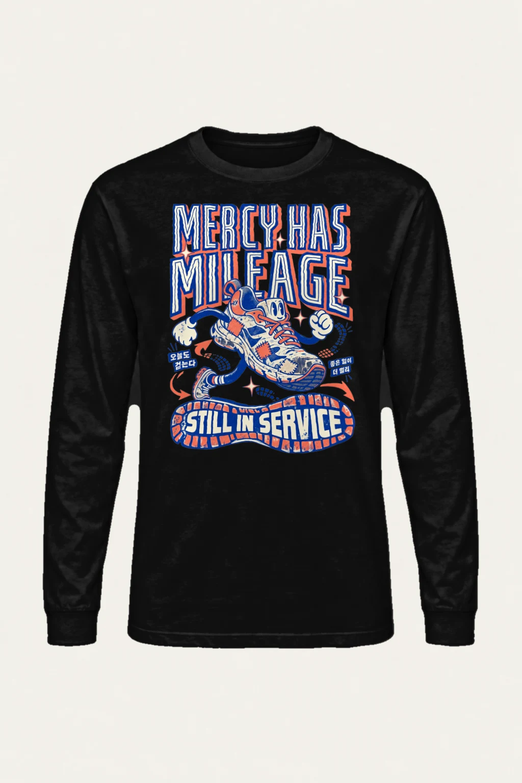 "Mercy Has Mileage" Unisex Longsleeve T-shirt | Gildan 2400