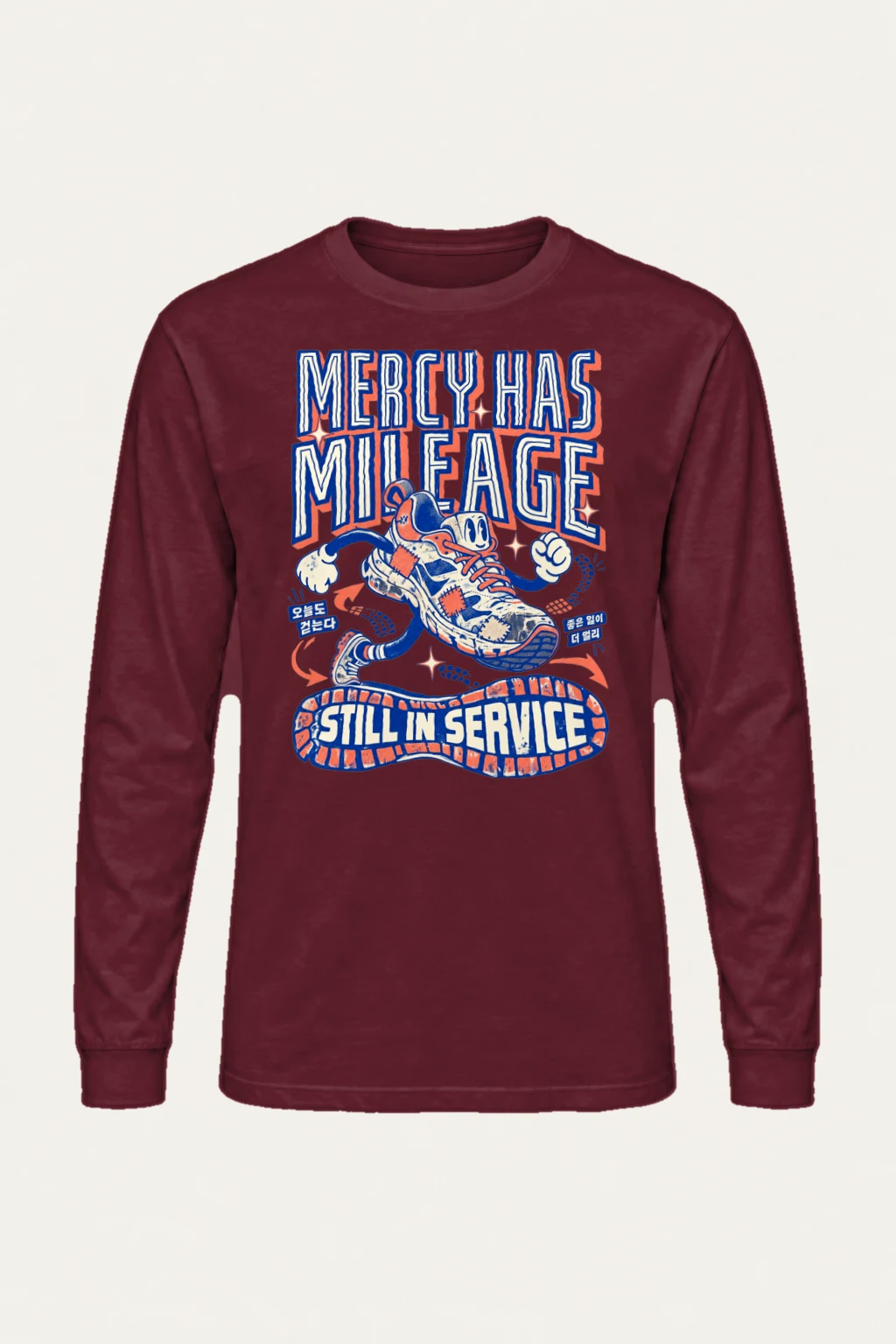 "Mercy Has Mileage" Unisex Longsleeve T-shirt | Gildan 2400